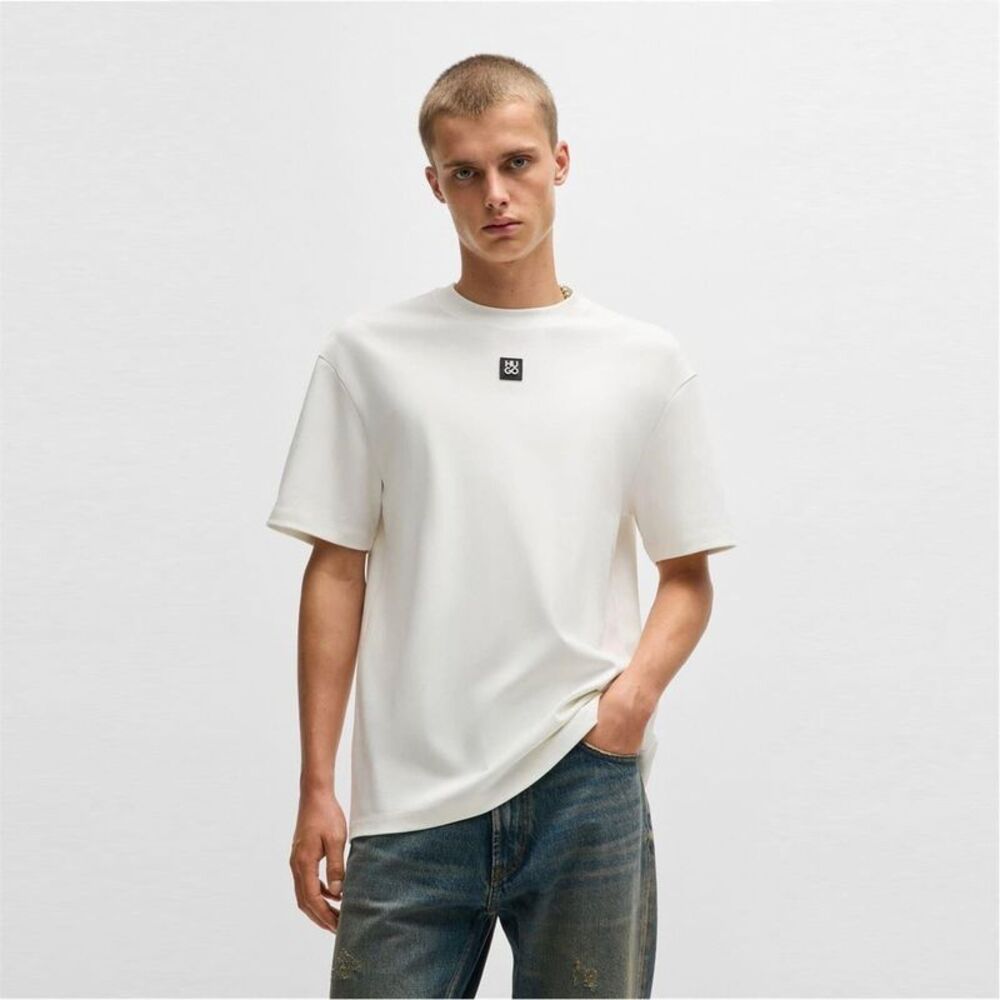 Hugo Mens Dalile Stacked T-Shirt / Natural